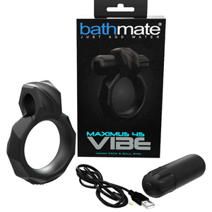 Vibe - Maximus 45 - Ballstrap vibrant et Cockring - 1,77 / 4,5 cm