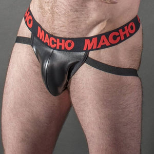 Macho – Mx25rc jock cuir rouge