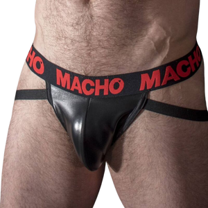 Macho – Mx25rc jock cuir rouge