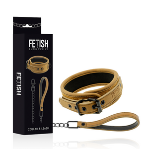 Fetish Submissive Origin – Collier chaîne doublée de néoprène