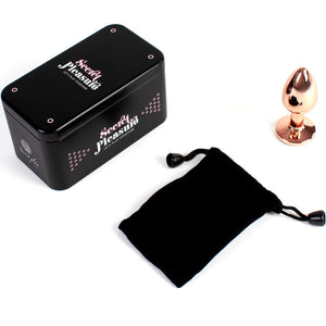 SecretPlay – Plug anal en métal or rose petite taille 7 cm