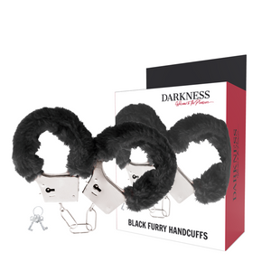 Darkness – Menottes en métal doublées noires