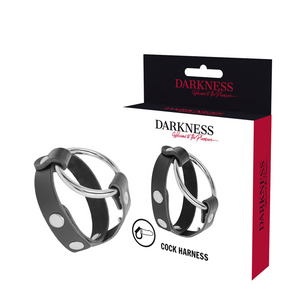 Darkness – Anneau de bite et testicule BDSM