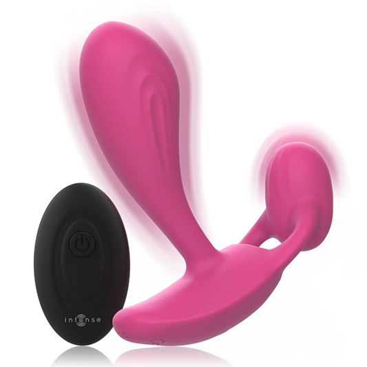INTENSE - SHELLY DUO ANAL-PERINEO, VAGINAL-CLITORIS REMOTO ROSA