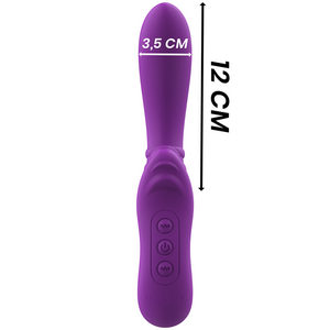Intense – Vibrateur flexible harry avec langue violet