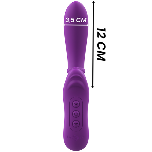 INTENSE - HARRY VIBRADOR FLEXIBEL MET LENGUA MORADO