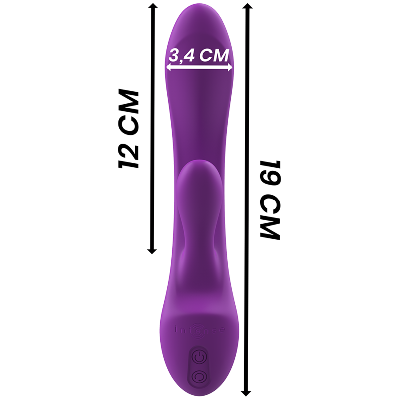 INTENSE - LUIGI VIBRADOR KONIJN SILICONA LIQUIDA MORADO