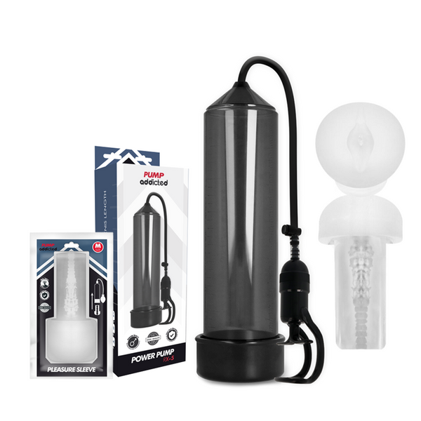 Pump Addicted – Rx5 noir avec masturbateur