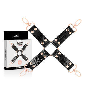Begme – Black edition cravate en cuir vegan