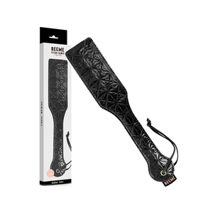 Begme – Paddle en cuir végétalien édition noire