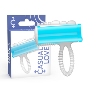 Casual Love – Ring tongue vibrating bleu