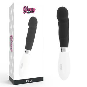 Glossy – Vibrateur paul noir