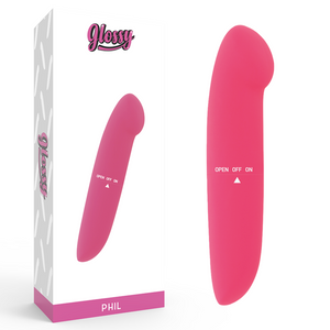 Glossy – Vibrateur phil rose