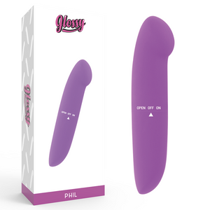 Glossy – Vibrateur phil violet