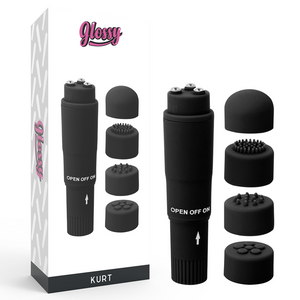 Glossy – Masseur de poche kurt noir