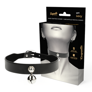 Coquette Chic Desire – Collier en cuir vegan femme hochet accessoire
