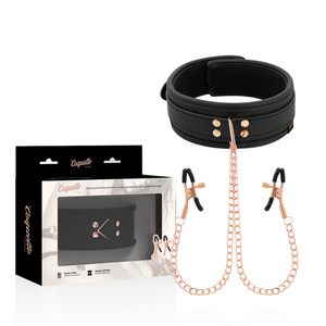 Coquette Chic Desire – Collier pince tip fantaisie avec doublure en néoprène