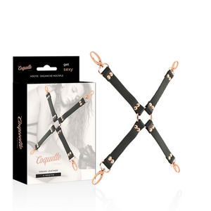 Coquette Chic Desire – Cravate de porc fantaisie en cuir végétal