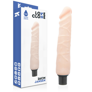 LoveClone – Vibrateur autolubrifiant jansen 26 cm -o- 4.2 cm