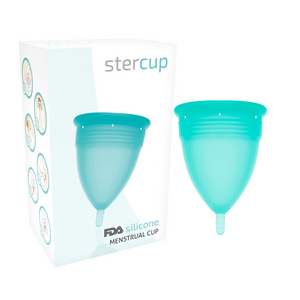 Stercup – Coupe menstruelle en silicone fda aigue-marine - taille S