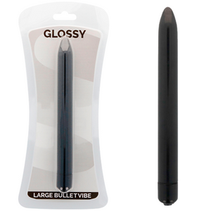 Glossy – Vibrateur slim noir