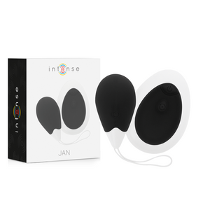 Intense – Oeuf vibrant jan télécommande noir