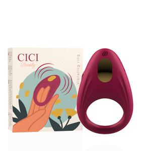 Cici Beauty – Anneau vibrant en silicone premium