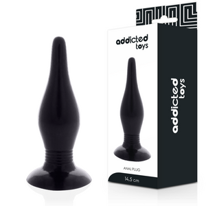 Addicted Toys – Plug anal 14.5 cm noir