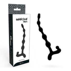 Addicted Toys – Balles anal 22 cm noir