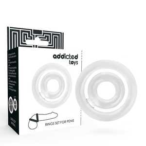 Addicted Toys – Potenz - pénis c-ring clair