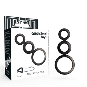 Addicted Toys – Ensemble danneau pour pénis - fumé