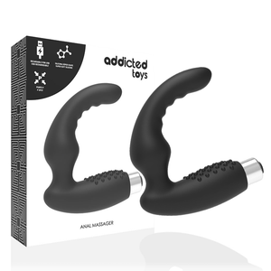 Addicted Toys – Vibrateur prostatique rechargeable modèle 2 - noir