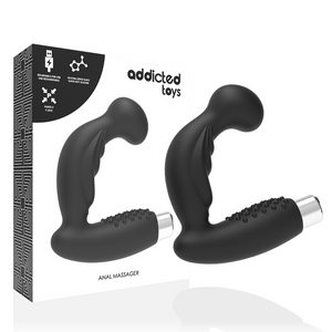 Addicted Toys – Vibrateur prostatique rechargeable modèle 3 - noir