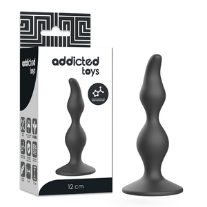 Addicted Toys – Plug sexuel anal 12 cm noir