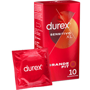 Durex – Préservatifs sensibles XL 10 unités