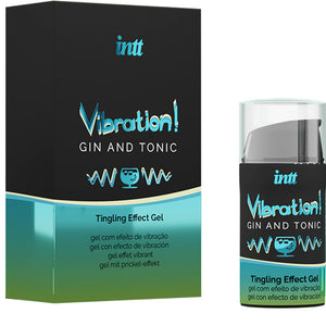 INTT – Gel vibrateur liquide puissant stimulant intime gin & tonic 15ml