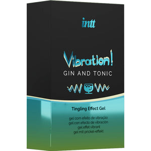 INTT – Gel vibrateur liquide puissant stimulant intime gin & tonic 15ml