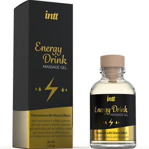 INTT Massage & Oral Sex – Gel de massage a l'energie aromatisee ca boisson et effet chauffant
