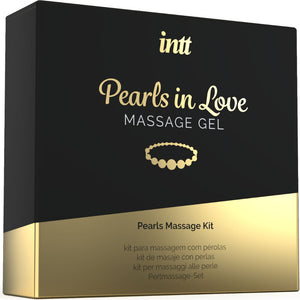 INTT Massage & Oral Sex – Perles amoureuses avec collier de perles et gel de silicone