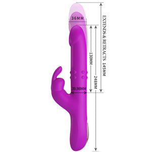 Pretty Love – Vibrateur reese avec rotation violet