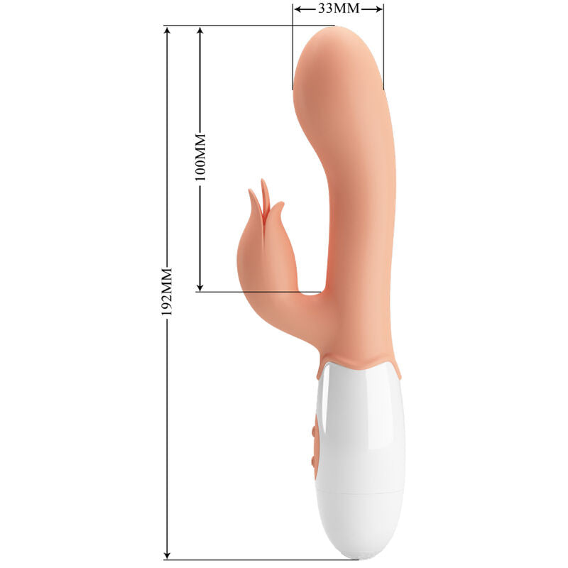 PRETTY LOVE - BLOODY MARY VIBRADOR WITH ESTIMULATOR