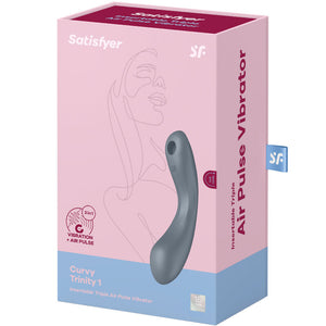Satisfyer – Curve trinity 1 air pulse vibration gris