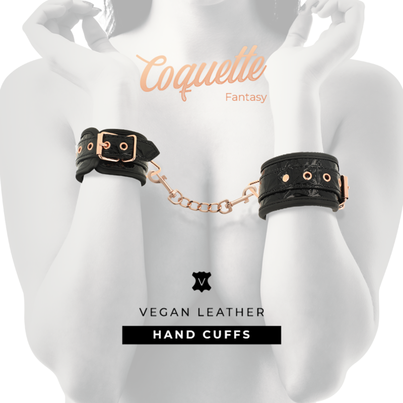 COQUETTE CHIC DESIRE - BLACK EDITION ESPOSAS FOR MANOS WITH NEOPRENO FORRO