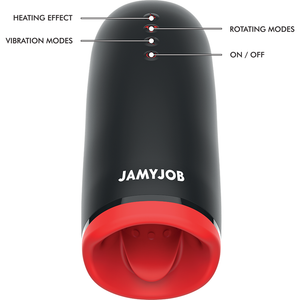 Jamyjob – Masturbateur chauffant et rotation spin-x
