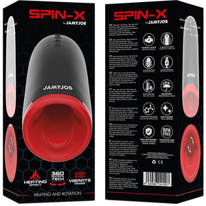 Jamyjob – Masturbateur chauffant et rotation spin-x