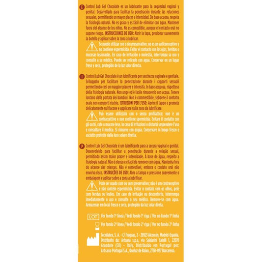 CONTROL - LUB CHOCOLADE GLIJMIDDEL GEL 75 ML