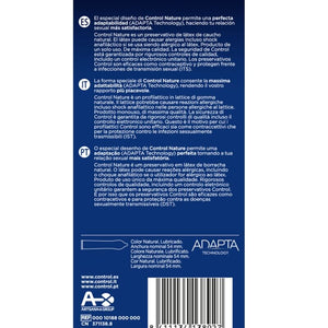 Control – Préservatifs adapta nature 6 unités