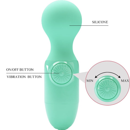 PRETTY LOVE - MINI MASAJEADOR PERSONAL GREEN