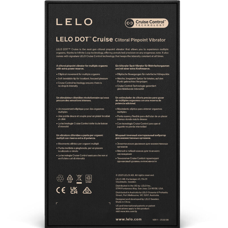 LELO - DOT CRUISE ESTIMULATOR OF CLÍTORIS AMARILLO