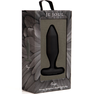 Je Joue – Vibrateur plug anal onyx noir